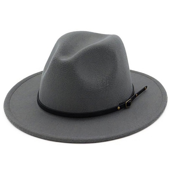 GREY BLOGGER STYLE STYLISH FEDORA LADIES HAT *NEW*